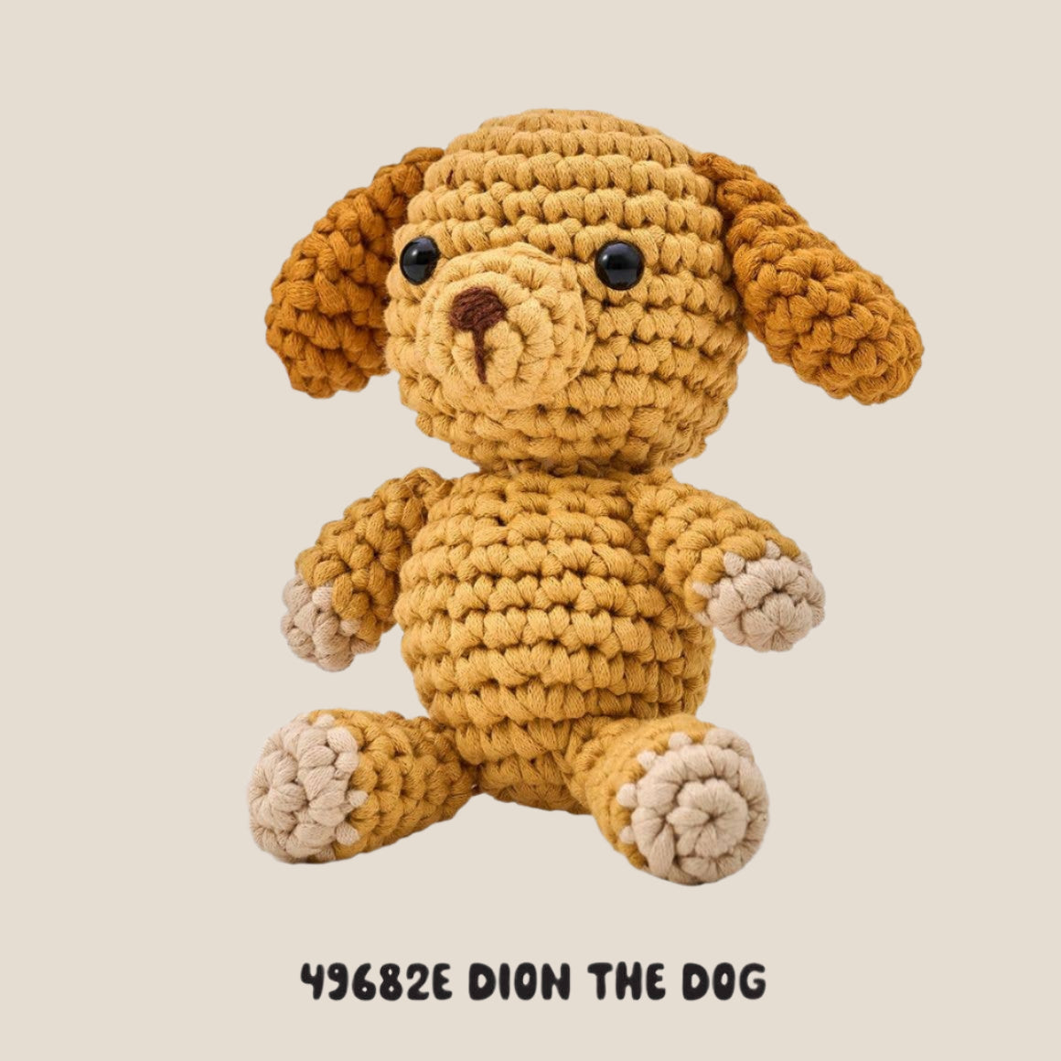 Amigurumi Crochet Kit - Dion the Dog