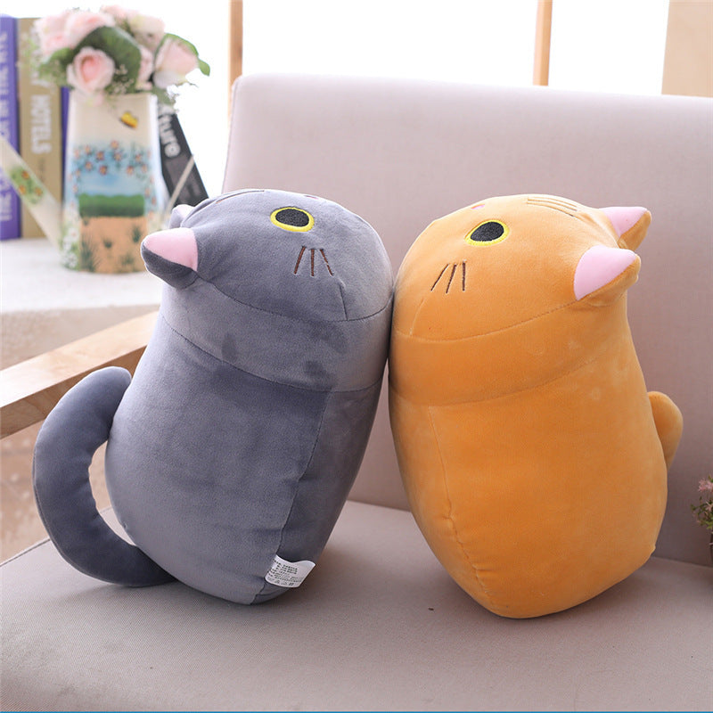 Soft Plush Fat Cat Doll – Cute Stuffed Animal Pillow Toy