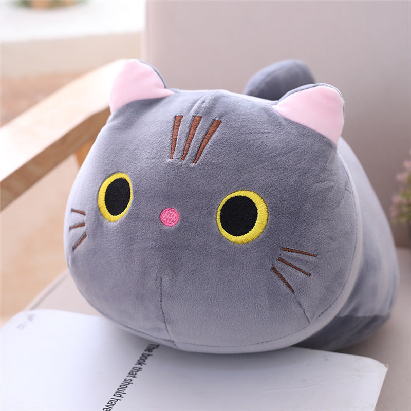 Soft Plush Fat Cat Doll – Cute Stuffed Animal Pillow Toy