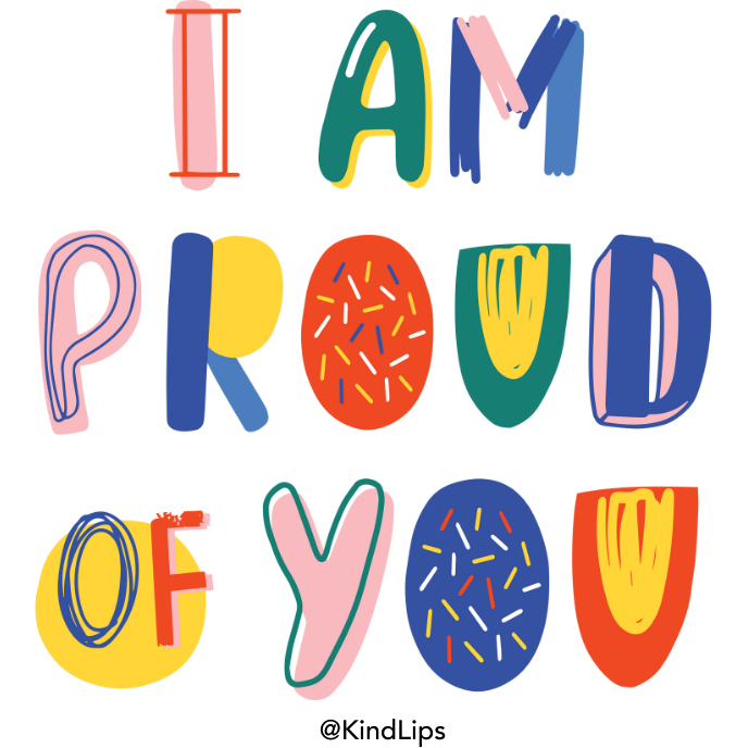 50 Unique Self-Affirmation Post-it Notes