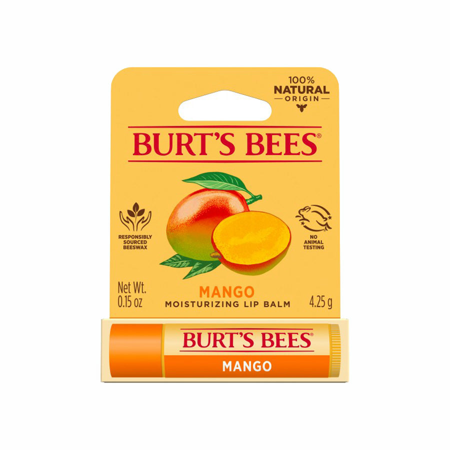 BURT'S BEES MANGO LIP BALM (1 TUBE)