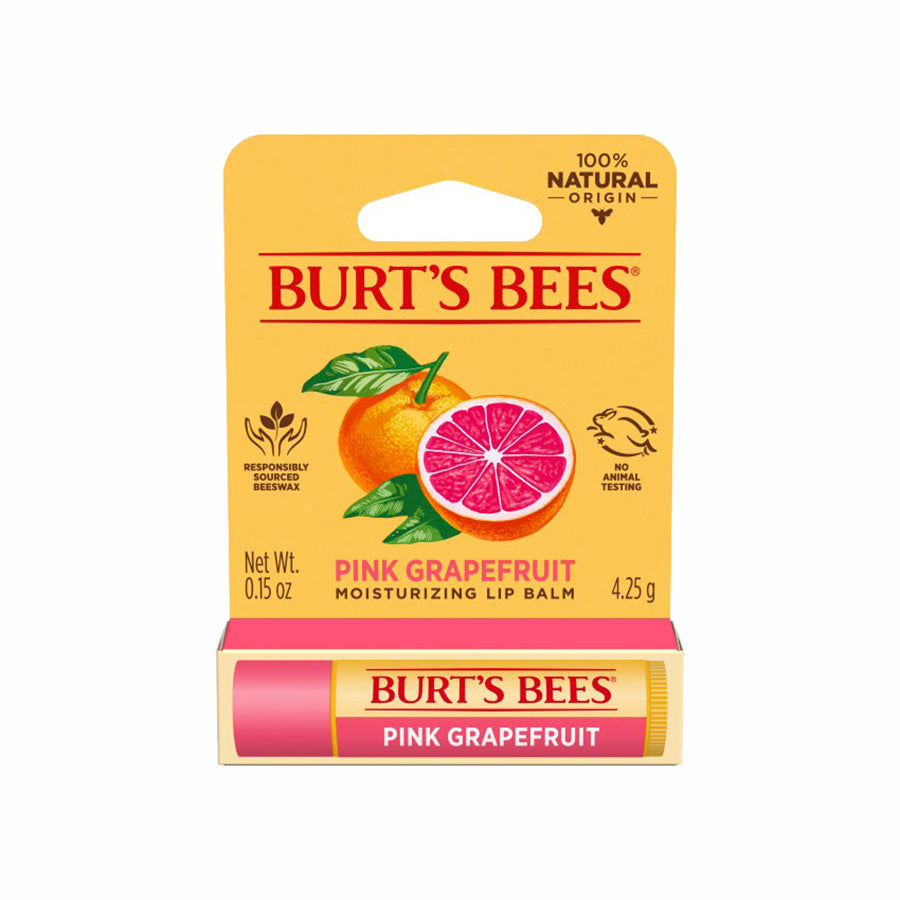 BURT'S BEES PINK GRAPEFRUIT LIP BALM (1 TUBE)