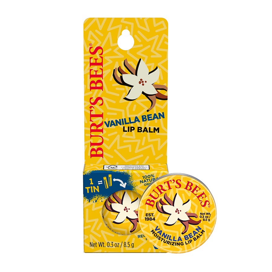 BURT'S BEES VANILLA BEAN LIP BALM TIN (0.30 OZ)