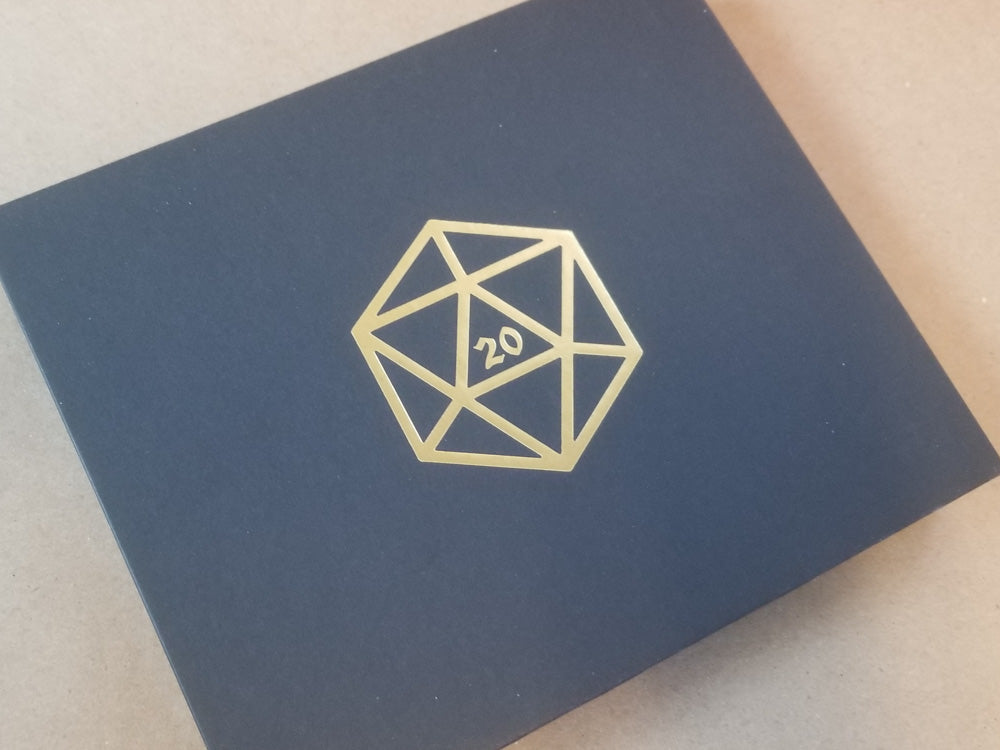 (Acrylic) 7-Dice Sets Gift Box | 5 Sets, Different Colors, Dungeons & Dragons Dice