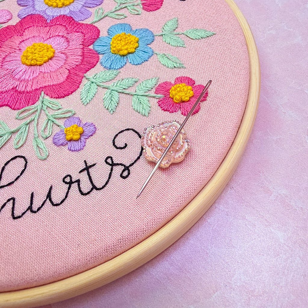 I'm tired and everything hurts Embroidery Kit - Beginner Friendly