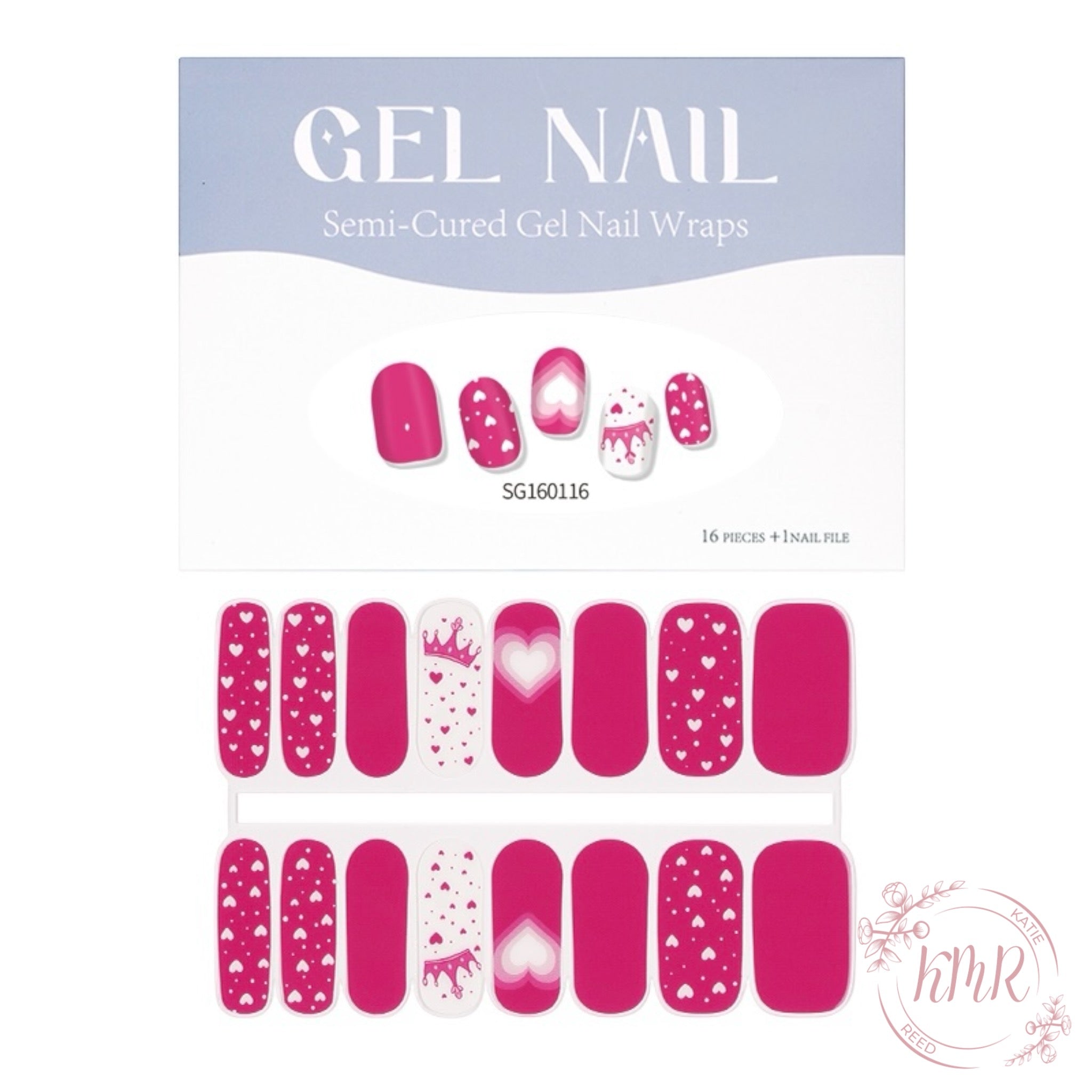 Eesha Basic Gel Nail Wrap