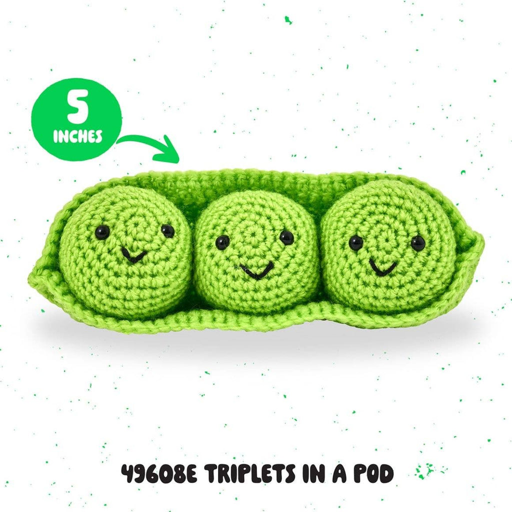 Amigurumi Crochet Kit - Triplets in a Pod