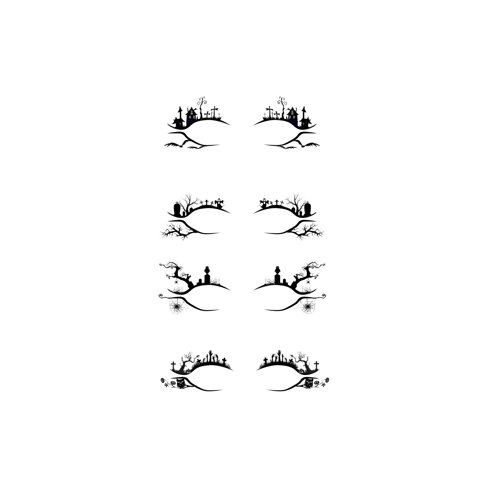 Eyeliner Stick Scary Fashion Party Makeup Kit Bat Spider Decorative Eyeliner Eyeshadow Stick