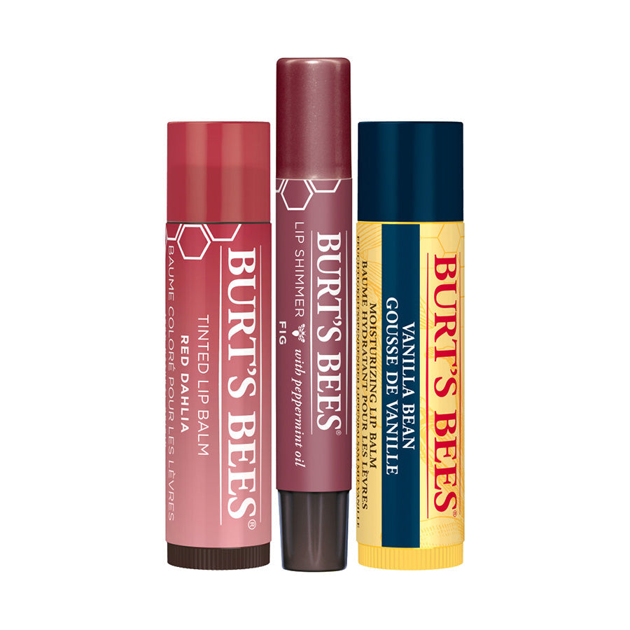 BURT'S BEES MISTLETOE KISS RED COLLECTION HOLIDAY GIFT SET
