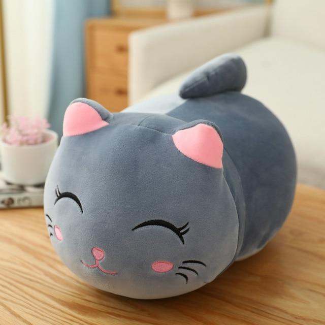 Soft Plush Fat Cat Doll – Cute Stuffed Animal Pillow Toy