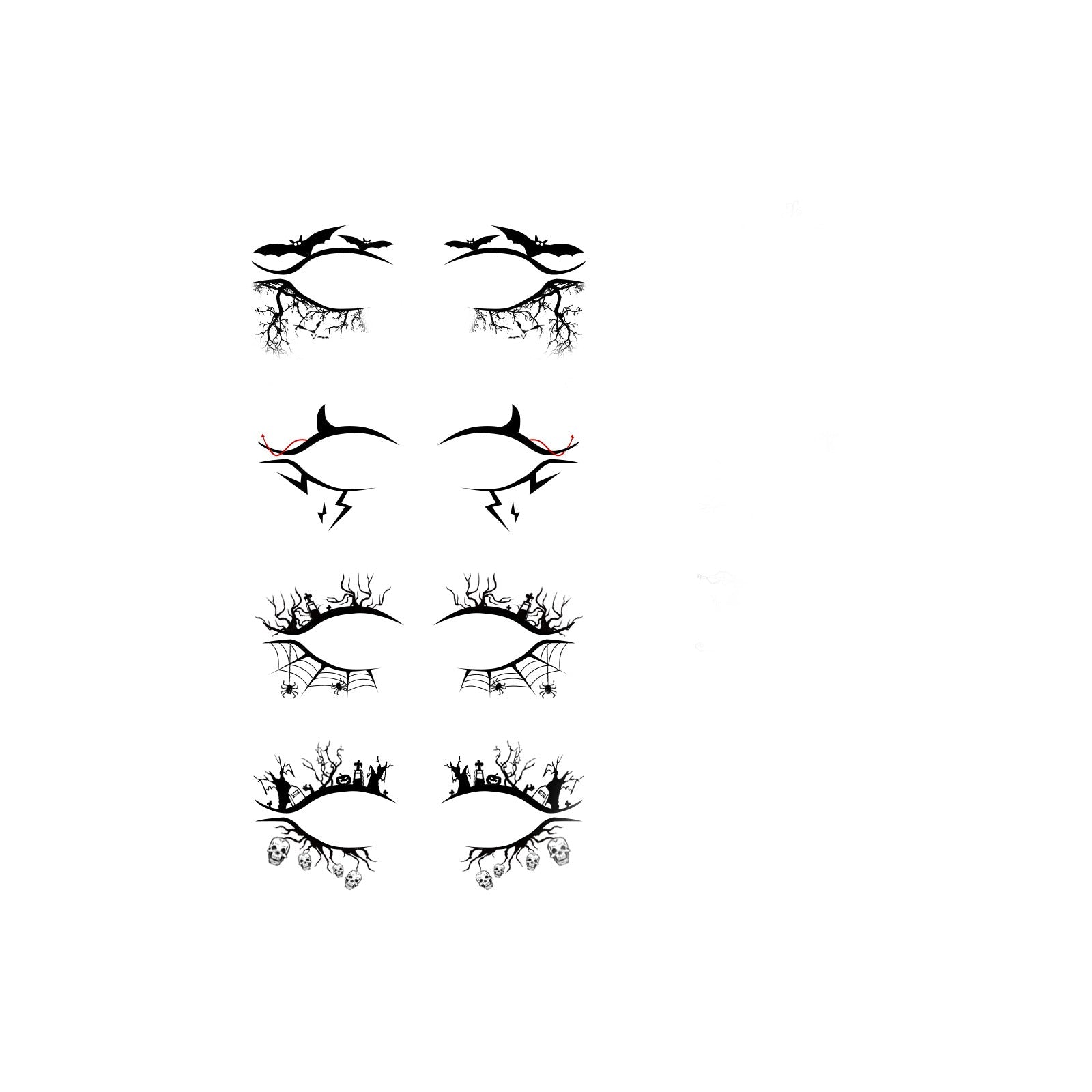 Eyeliner Stick Scary Fashion Party Makeup Kit Bat Spider Decorative Eyeliner Eyeshadow Stick