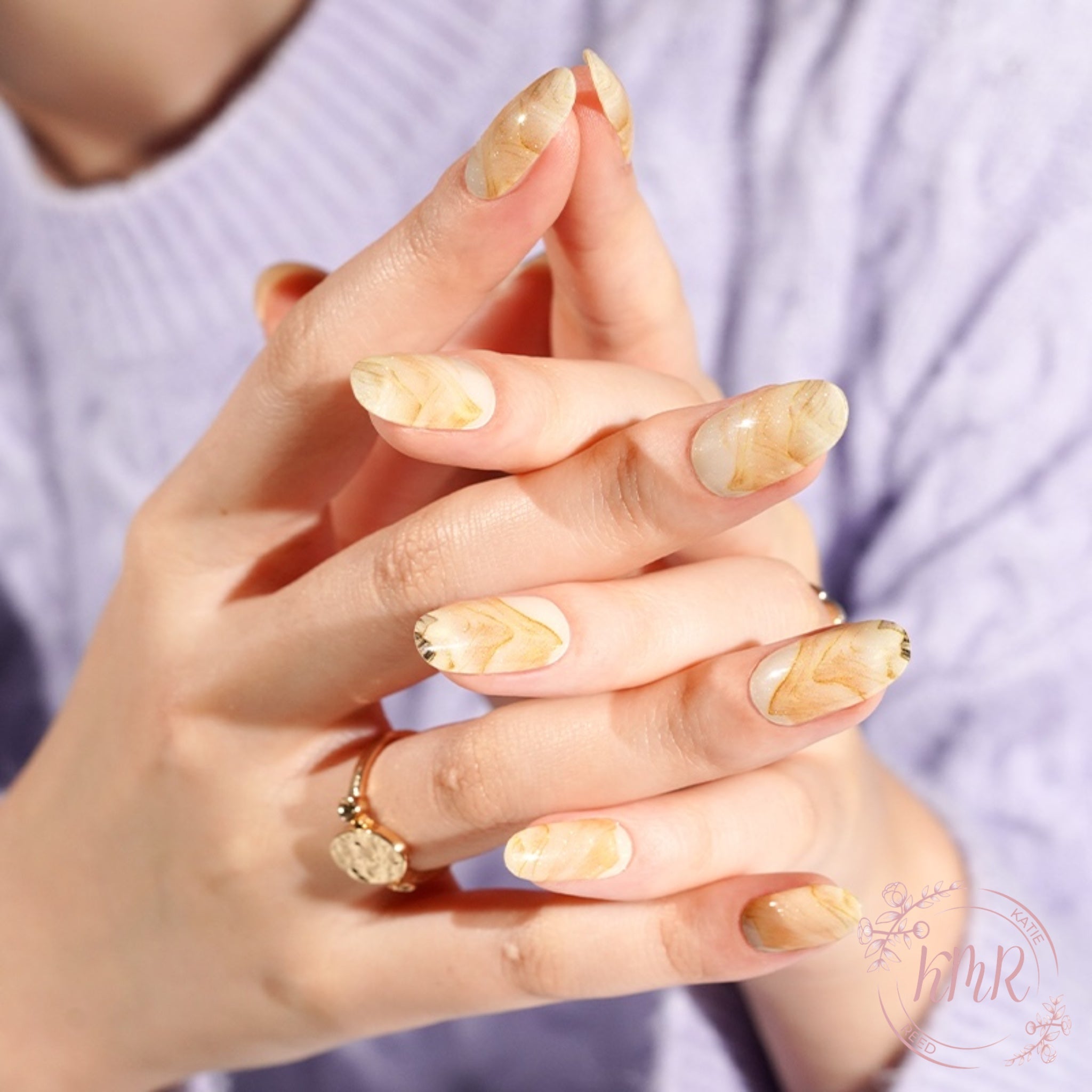 Leah Basic Gel Nail Wrap