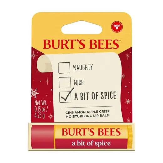 BURT'S BEES HOLIDAY SPICE LIP BALM (0.15 OZ TUBE)