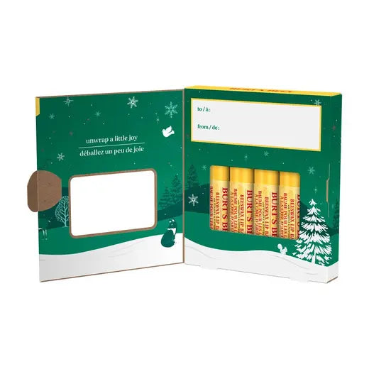 BURT'S BEES BEESWAX BOUNTY CLASSIC LIP BALM GIFT SET (4 PACK)