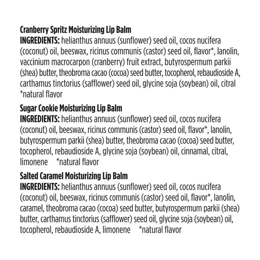 BURT'S BEES HOLIDAY COZY SEASON LIP BALM GIFT SET (3 x 0.15 OZ TUBES)