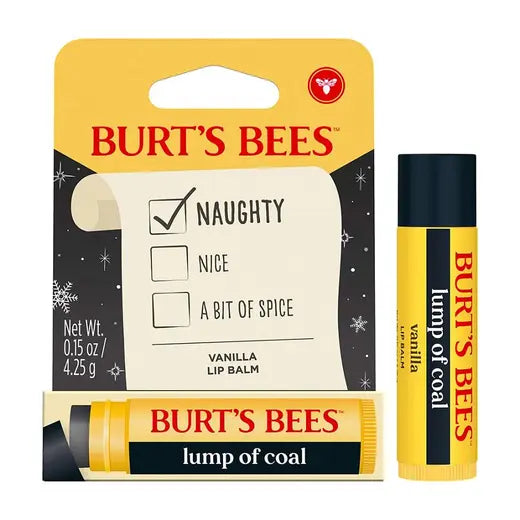BURT'S BEES HOLIDAY LUMP OF COAL LIP BALM (0.15 OZ TUBE)