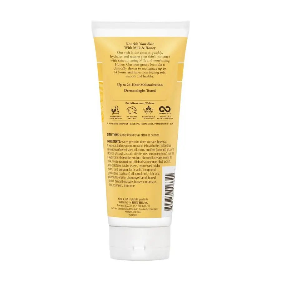 BURT'S BEES MILK & HONEY BODY LOTION (6 OZ)