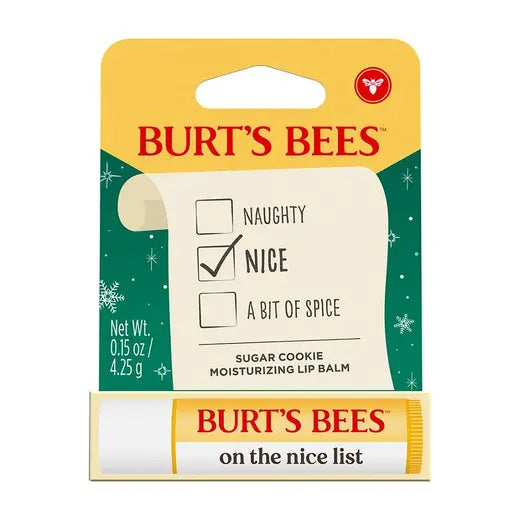 BURT'S BEES HOLIDAY NICE LIST LIP BALM (0.15 OZ TUBE)