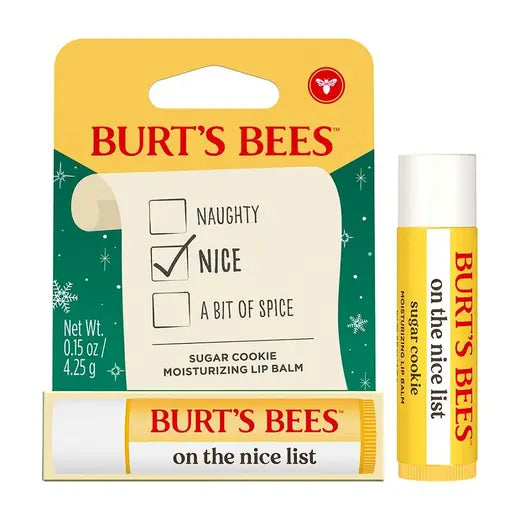 BURT'S BEES HOLIDAY NICE LIST LIP BALM (0.15 OZ TUBE)