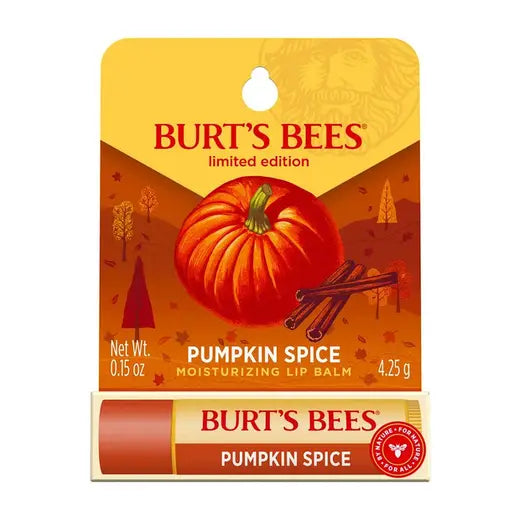 BURT'S BEES PUMPKIN SPICE LIP BALM (1 TUBE, 0.15 OZ)