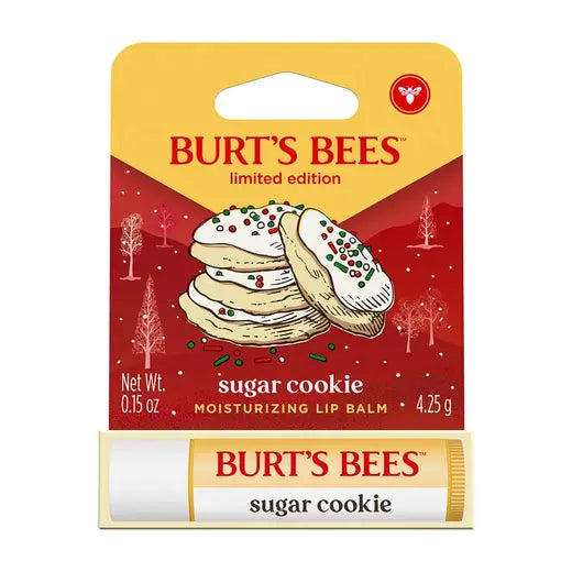 BURT'S BEES HOLIDAY SUGAR COOKIE LIP BALM (1 TUBE, 0.15 OZ)