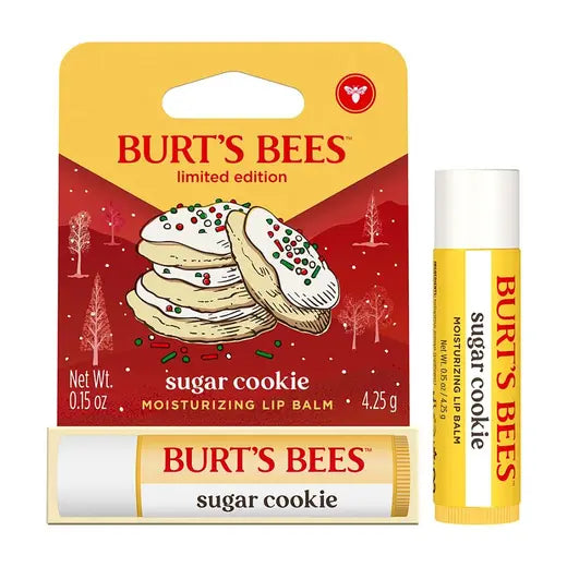 BURT'S BEES HOLIDAY SUGAR COOKIE LIP BALM (1 TUBE, 0.15 OZ)