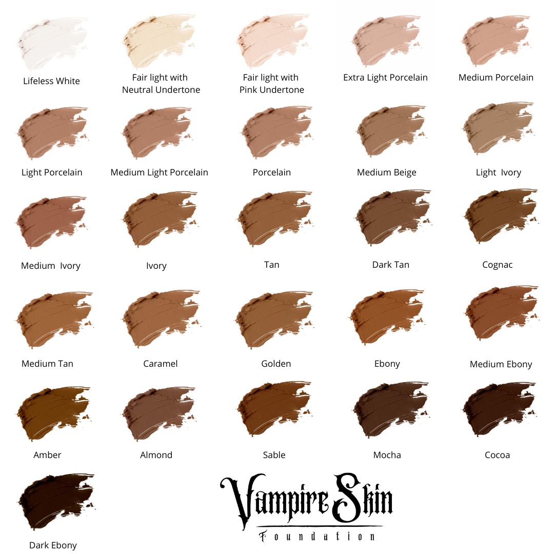 Vampire Skin Liquid Foundation - Lifeless White