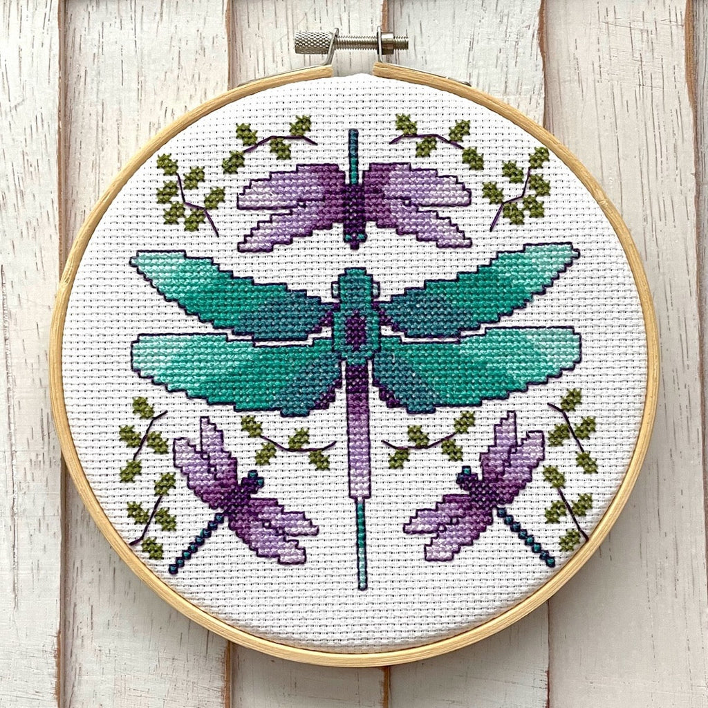 Dragonflies Cross Stitch Kit