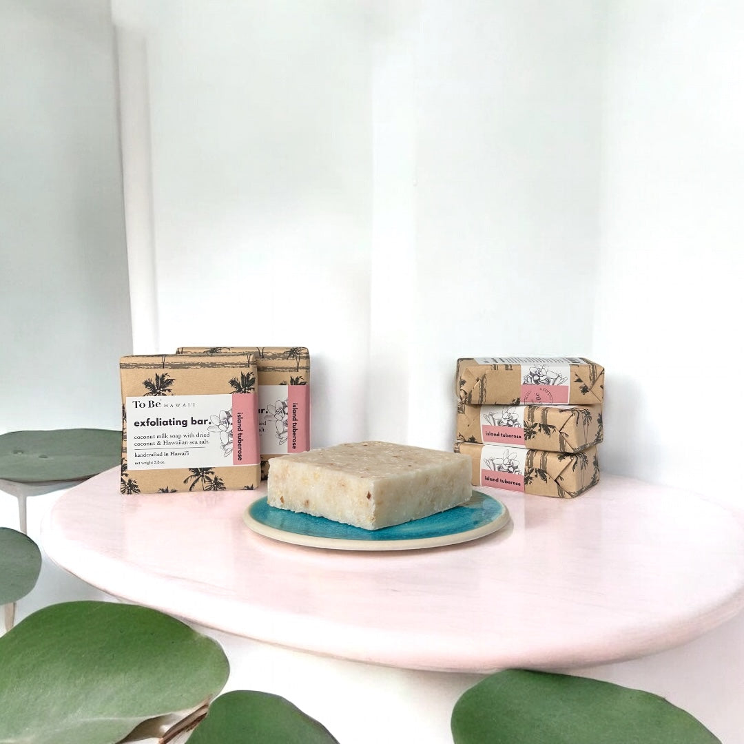 Island Tuberose Exfoliating Bar