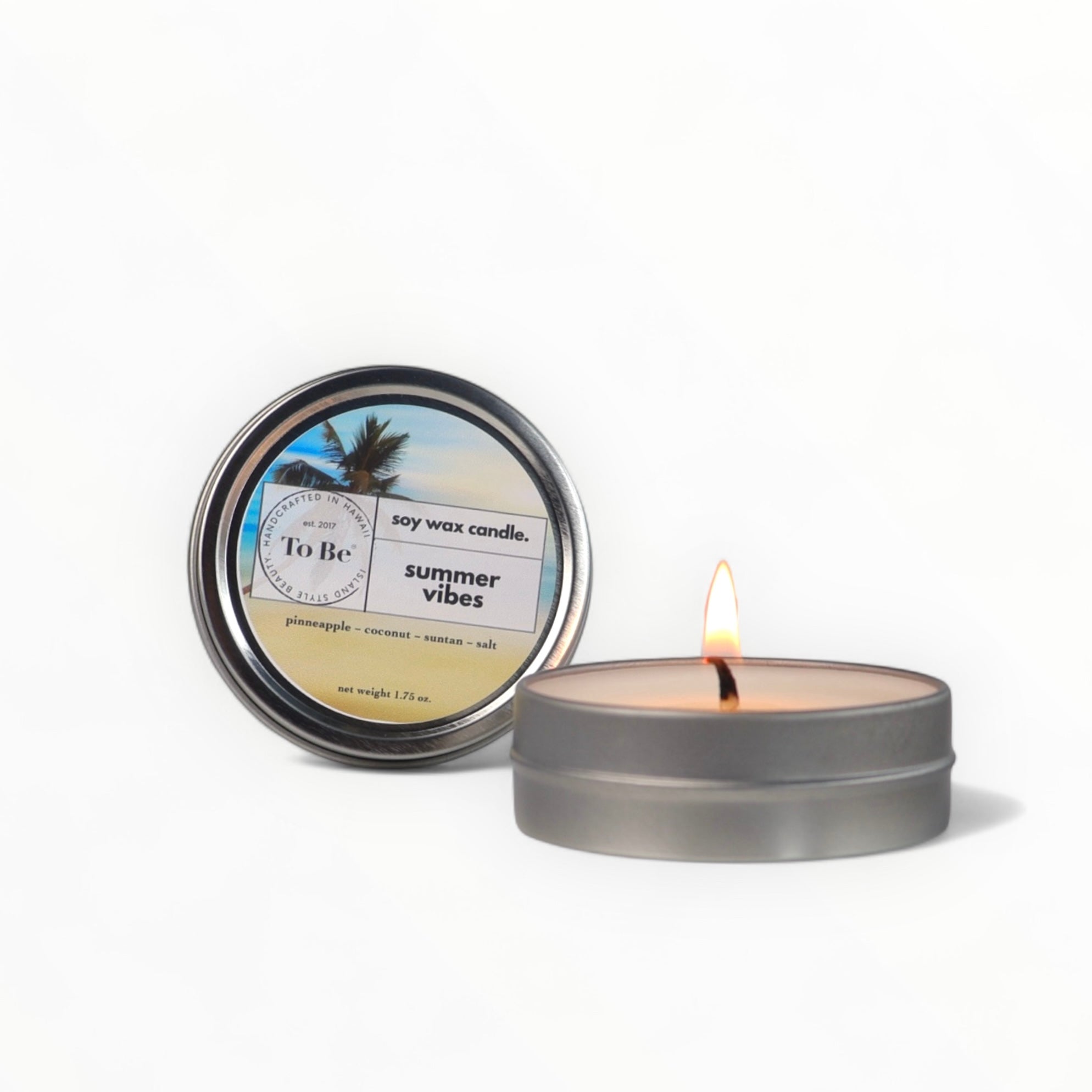 Summer Vibes Soy Wax Candle *NEW!