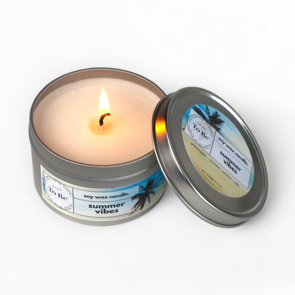 Summer Vibes Soy Wax Candle *NEW!