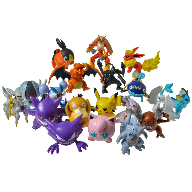 20 Pcs Assorted Pokemon Figures Set
