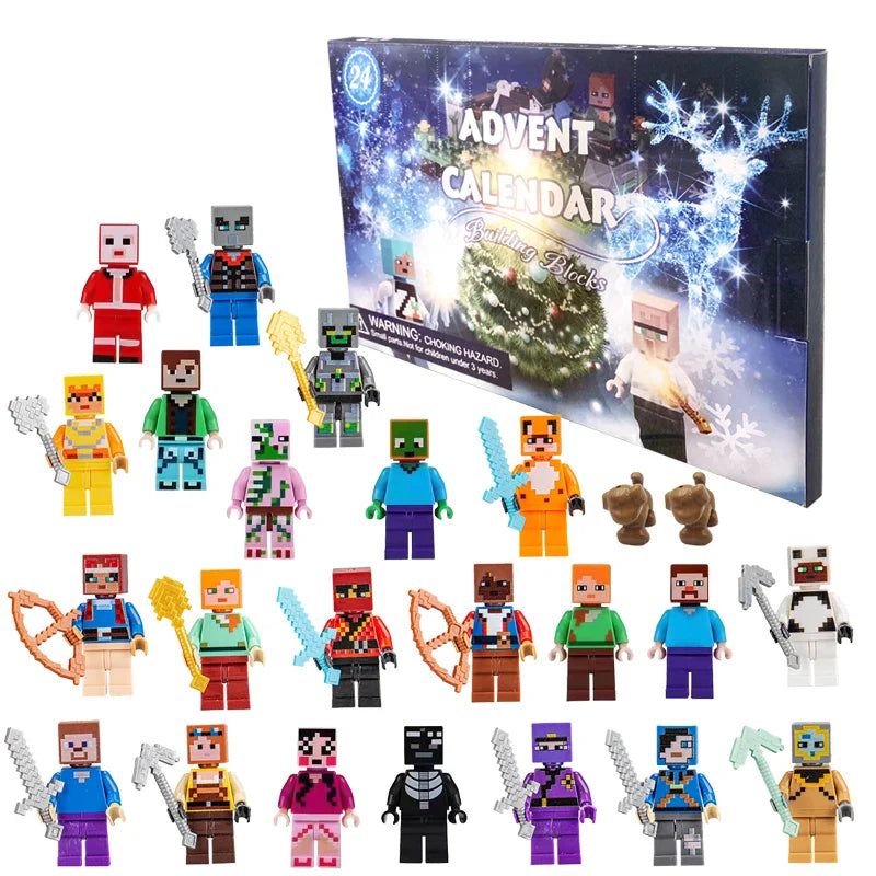 Minecraft Advent Calendar Action Figures