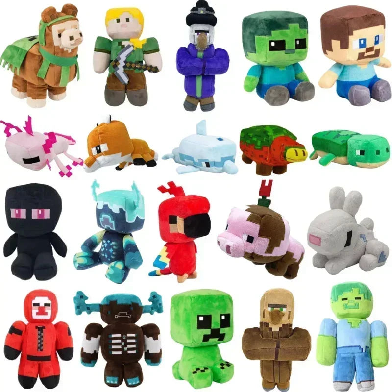 Minecraft Soft Plush Animal Dolls Collection