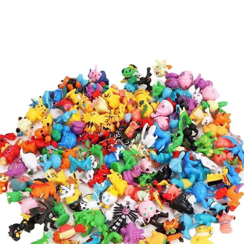 144 Pcs Mini Pokemon Figures Set