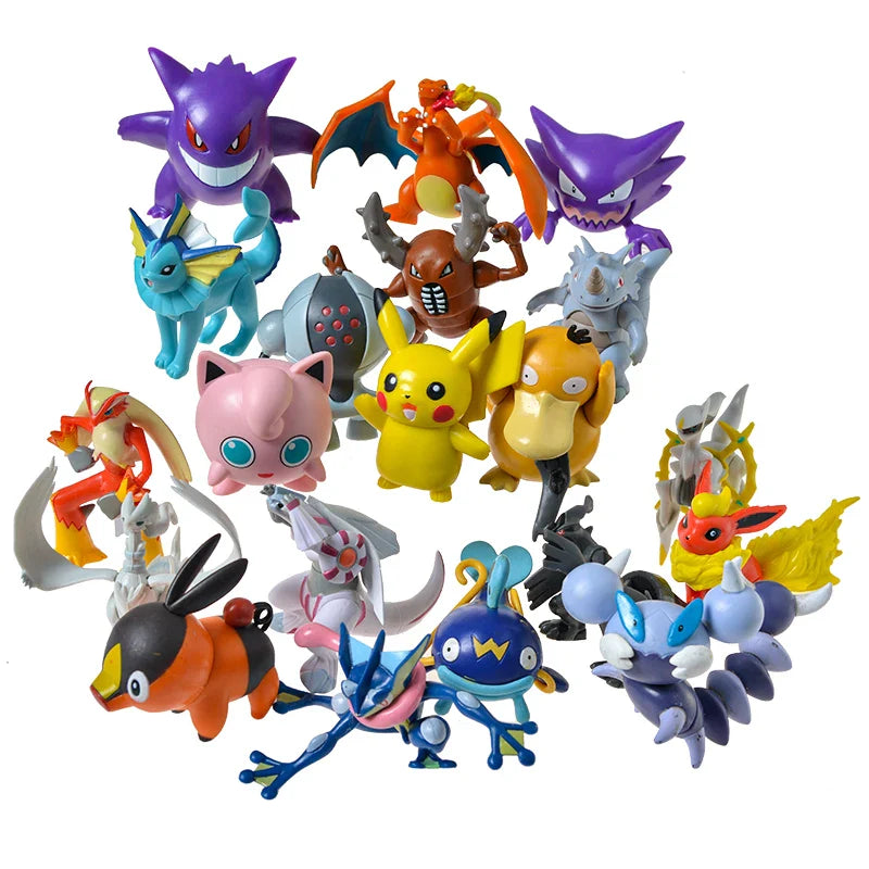 20 Pcs Assorted Pokemon Figures Set