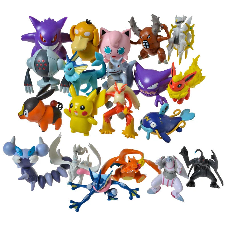 20 Pcs Assorted Pokemon Figures Set