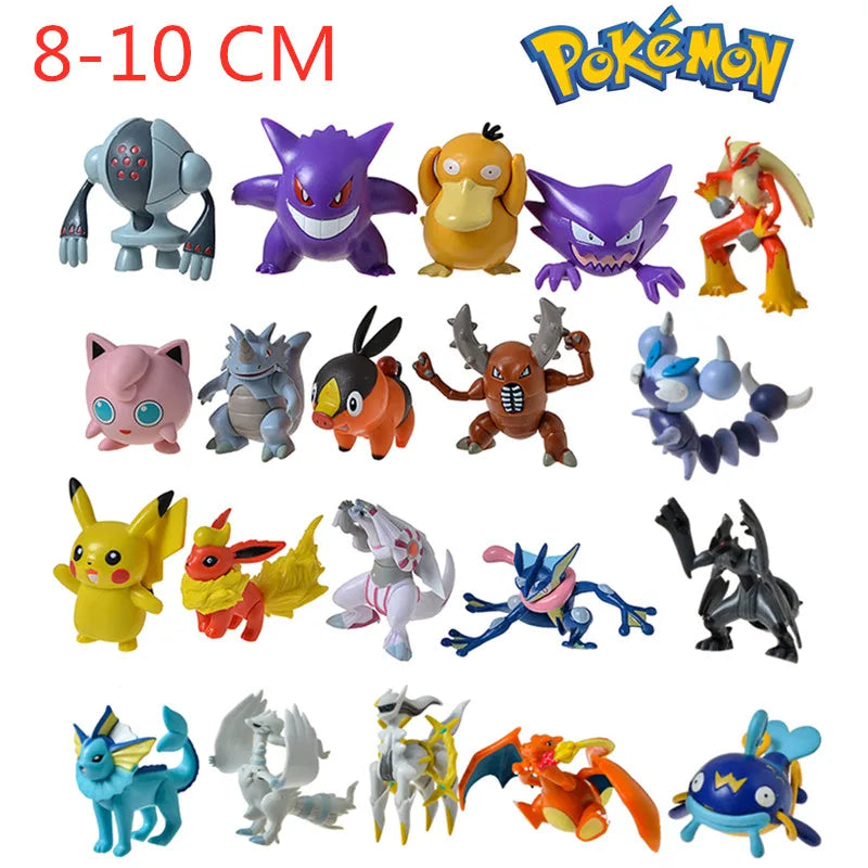 20 Pcs Assorted Pokemon Figures Set