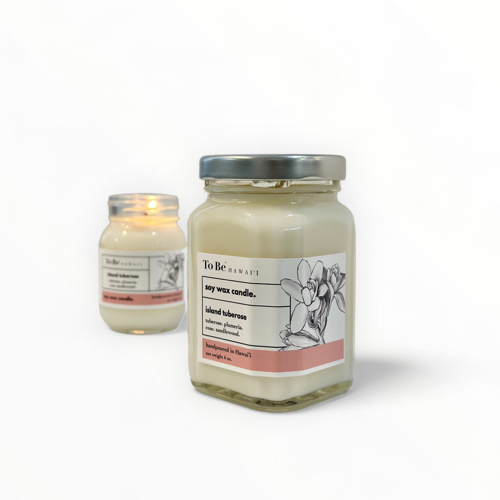 Island Tuberose Soy Wax Candle