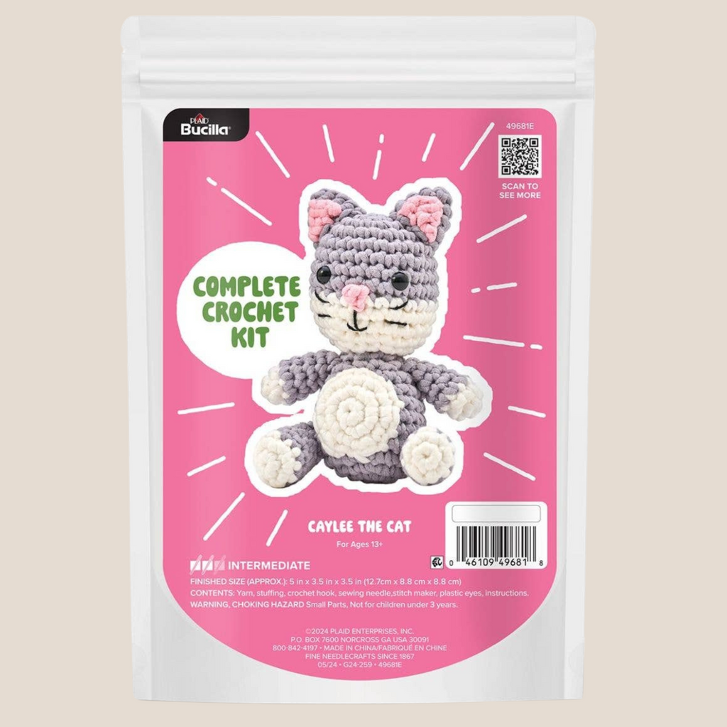 Amigurumi Crochet Kit - Caylee the Cat