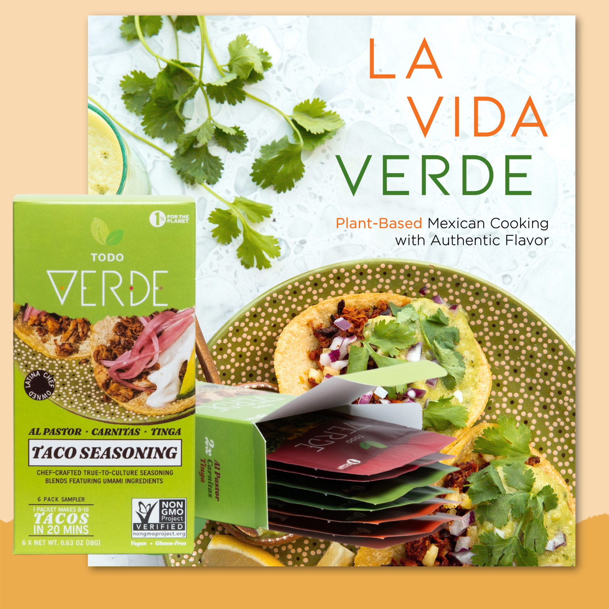 Ultimate Taco Lover’s Bundle: Cookbook + Variety Seasoning Set 6pk