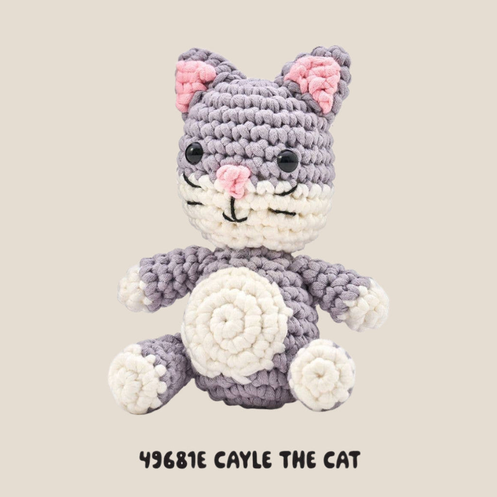 Amigurumi Crochet Kit - Caylee the Cat