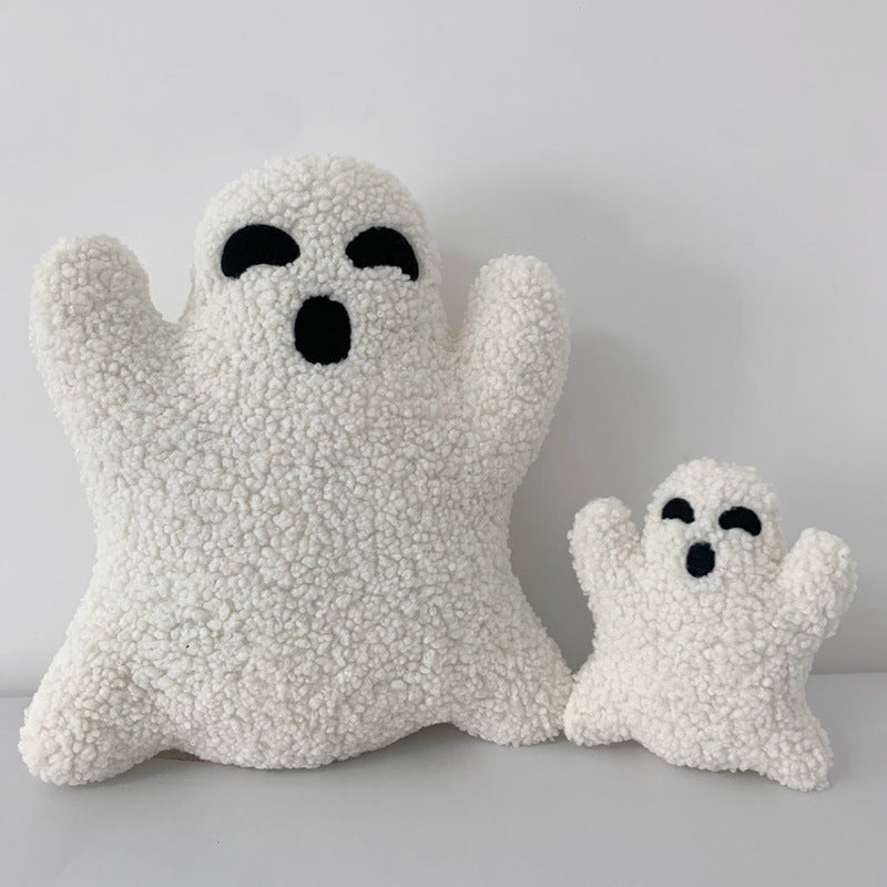 Plush Ghost Pillow – Soft Halloween Decor Toy