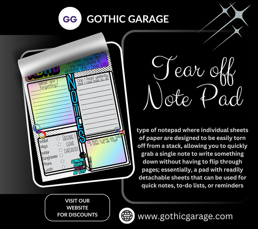 Adult ADHD Neuro Spicy Humor Notepad, Funny & Sassy, Perfect Gift for Adults Coping with ADHD, Coworkers and Friends or Yourself