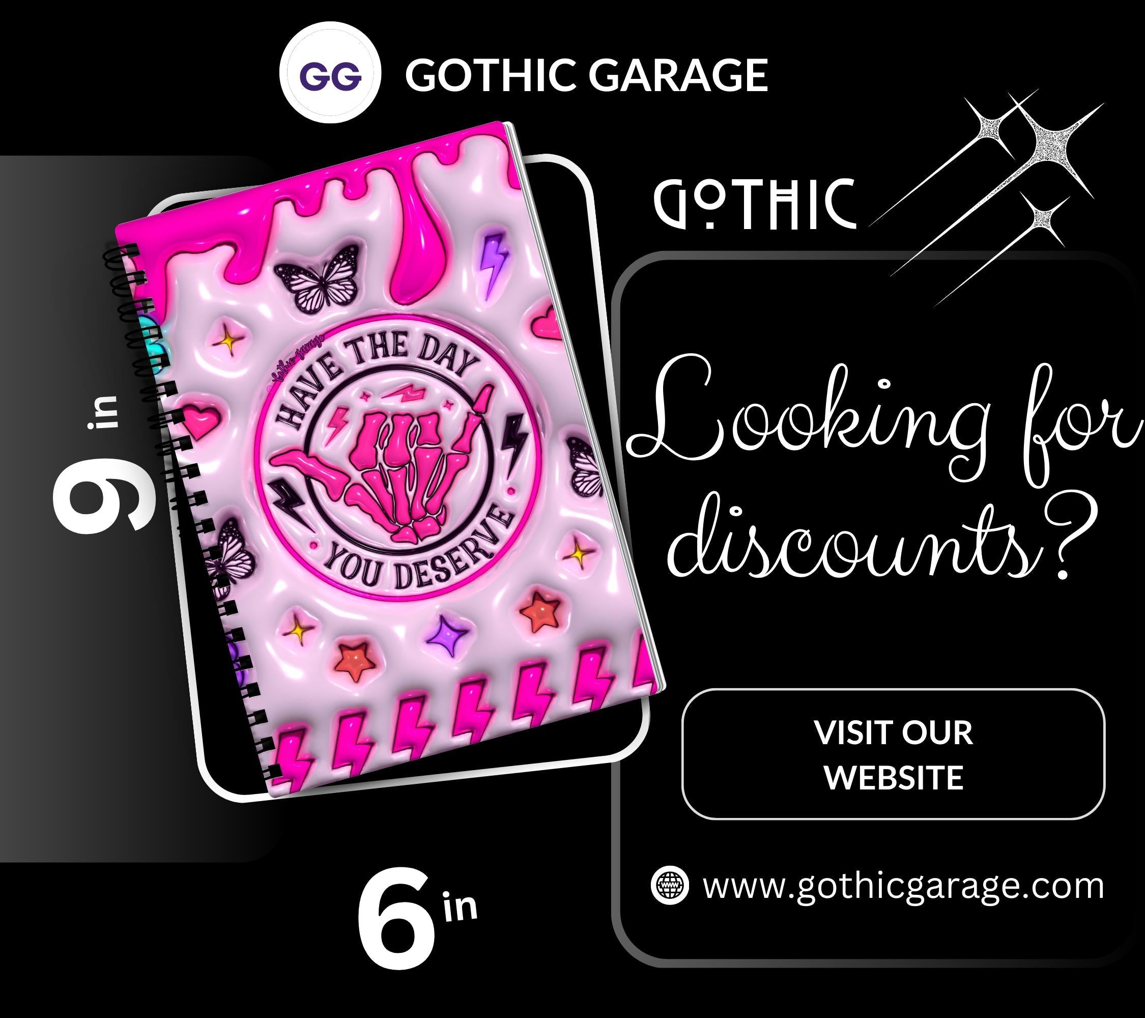 Have the Day You Deserve Reusable Sticker Book, Sarcastic Vibe Sticker Album, Perfect Gift to Personalize Sticker Collectors