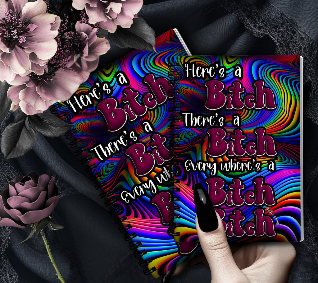 Psychedelic Sweary Rhythms Reusable Sticker Book, Adult Vibe Sticker Album, Perfect Gift to Personalize for Sticker Collectors