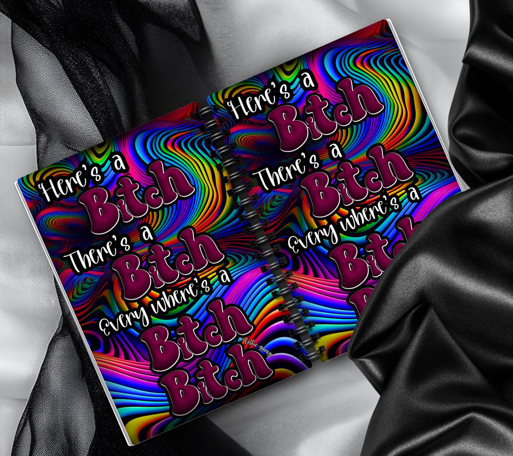 Psychedelic Sweary Rhythms Reusable Sticker Book, Adult Vibe Sticker Album, Perfect Gift to Personalize for Sticker Collectors