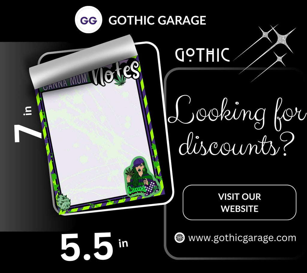 Canna Mom Blank Tear-Off Notepad – Funny Weed Mom To-Do List Pad, 50 Sheets for Stoner Mamas