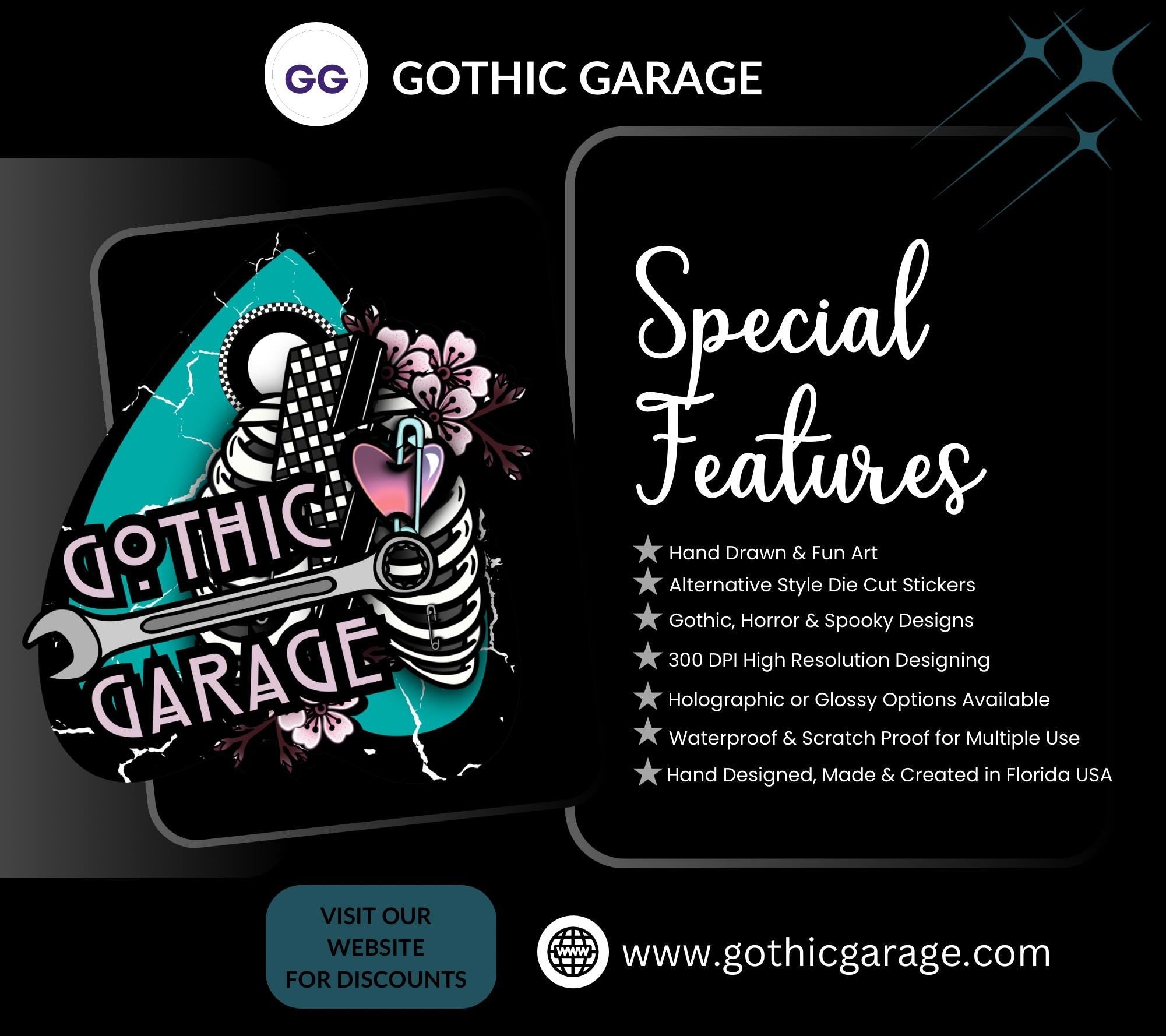 Dead Pirahana Mermaid, Waterproof Die Cut Sticker, Choose Between Glossy or Holographic, Perfect to Add Fun to any Surface