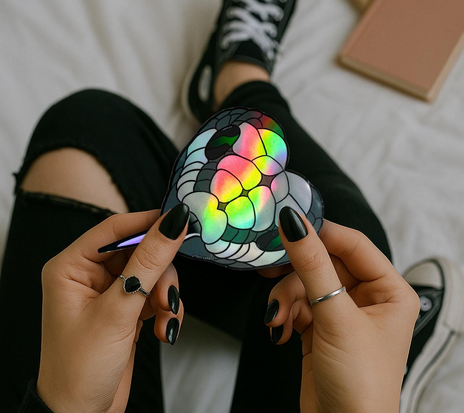 Head of the Snake, Waterproof Die Cut Sticker, Choose Between Glossy or Holographic, Perfect to Add Fun to any Surface